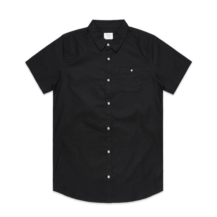 Mens short sleeve oxford dress shirt