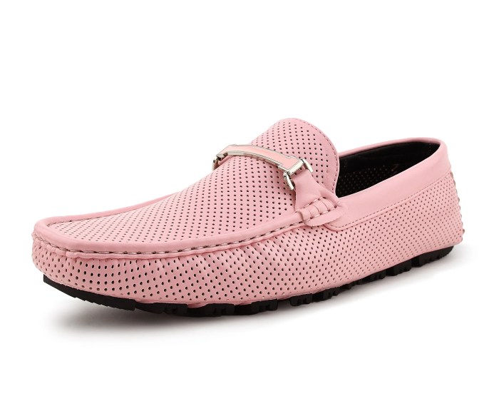 Pink dress shoes mens loafers