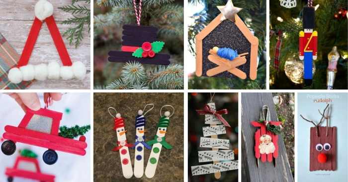 How to make popsicle stick christmas decoration