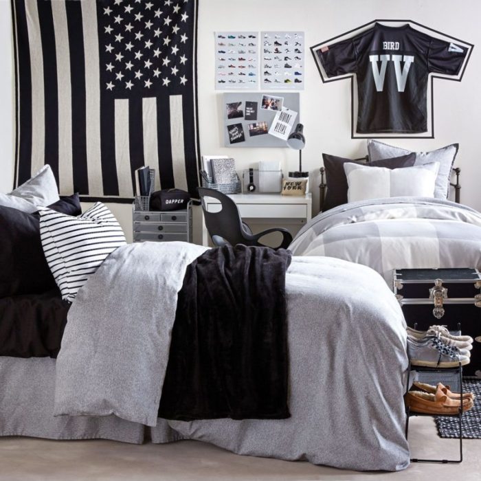 How to decorate mens dorm room