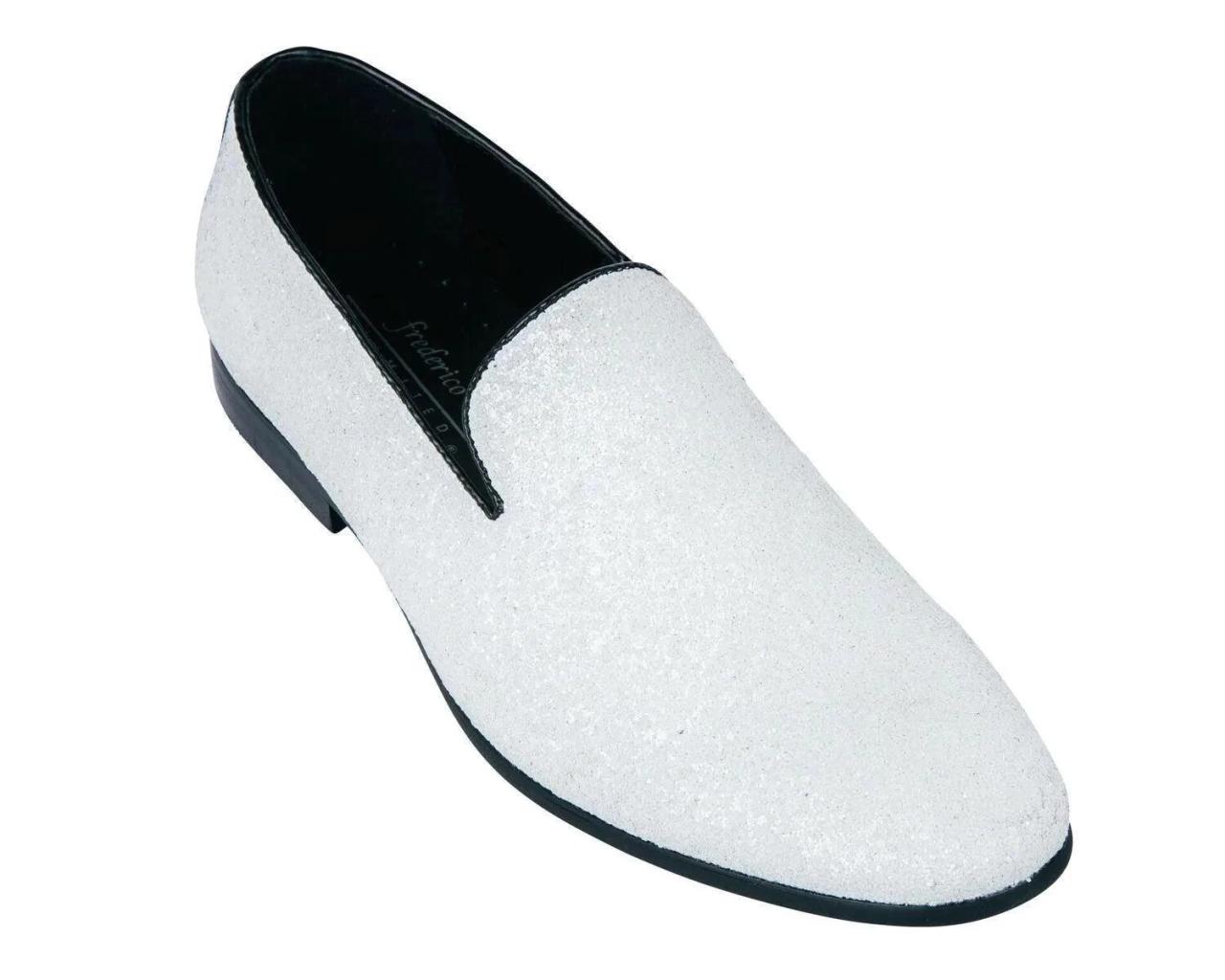 White slip on dress shoes mens