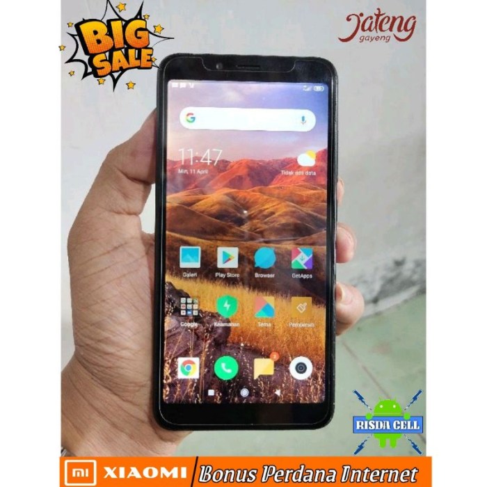 Harga hp second xiaomi a6