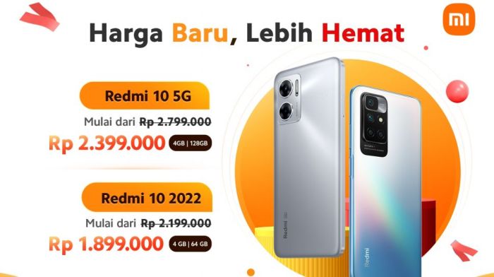 Harga hp xiaomi redmi 10